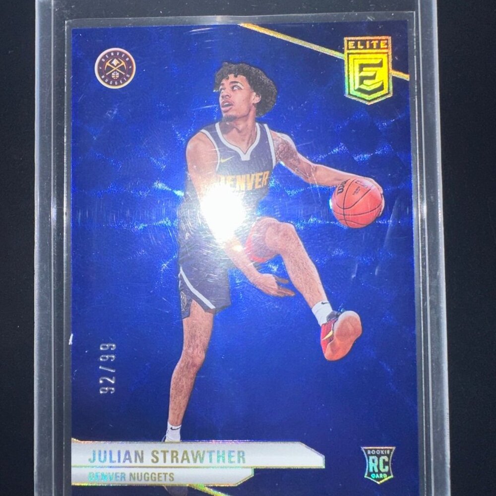 2023-24 Donruss Elite Rookies Blue /99 JULIAN STRAWTHER #220 Rookie RC M/NM